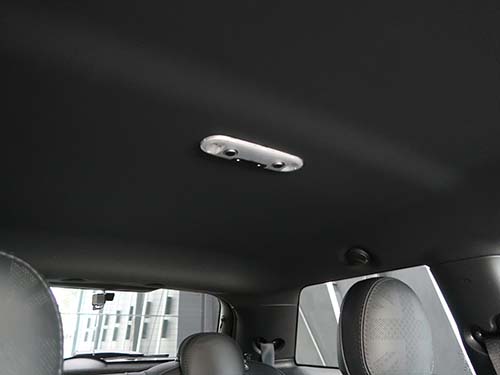 5ドア用ミニ純正LEDルームライトを流用装着