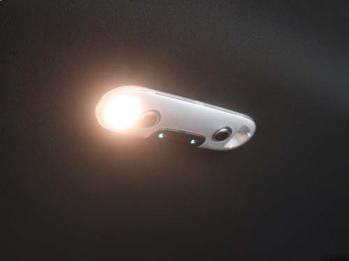 5ドア用ミニ純正LEDルームライトを流用装着