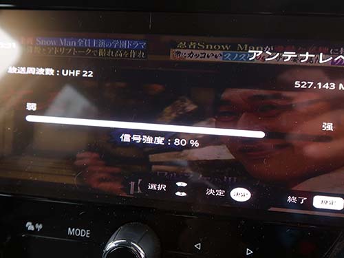 走行中でも安定した受信感度を確保