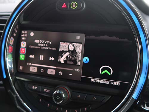 純正AppleCarPlayの有効化