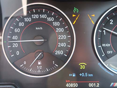 BMW F22 コーディング|レーンデパーチャーワーニング動作初期速度変更(30km/h)