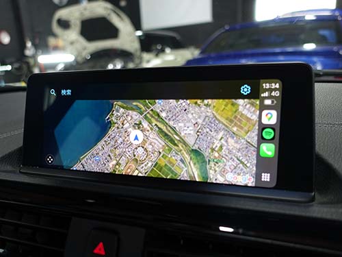 Google MapやYahoo!カーナビなどの地図アプリを利用可能
