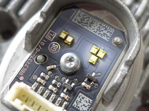 LEDモジュール表面も飛んでいる状態