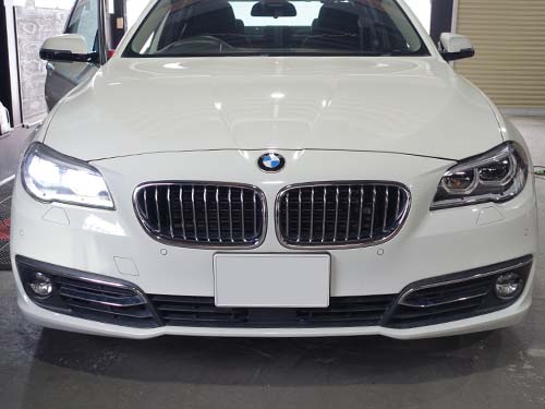 BMW F10 ヘッドライト異常