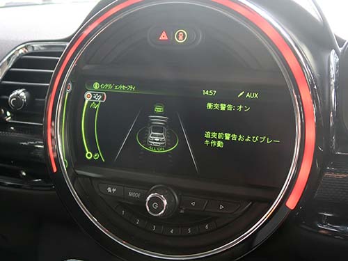 ドライビングアシスト機能も有効化