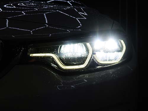BMW ハイビーム異常|左側のハイビームが点かない状態になる