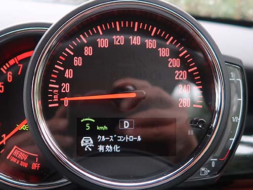 アクティブクルーズコントロール(ACC)の動作初期速度変更