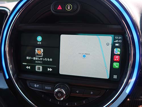 フルスクリーンでCarPlayを有効化