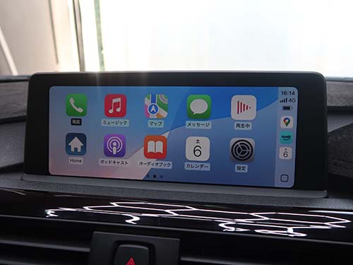 ALPINA B4 F32 AppleCarPlayインターフェースを装着