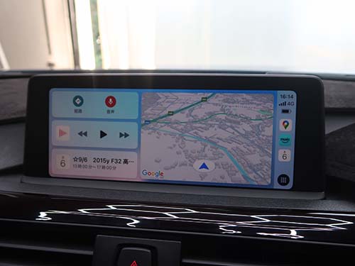 ALPINA B4 F32 AppleCarPlayインターフェースを装着