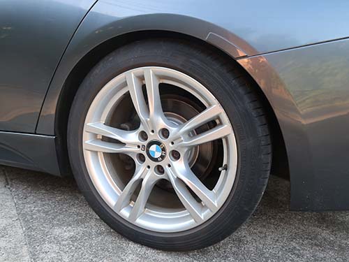 BMW F30 車高調装着|ダウン量を抑えつつ快適性を重視
