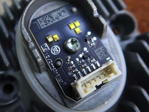LEDモジュール自体にも損傷