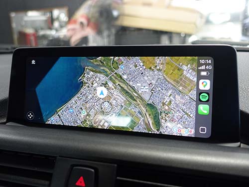 BMW 1シリーズ F20 カープレイをフルスクリーン表示で有効化