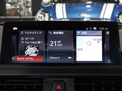 BMW F87 M2 AppleCarPlayを有効化