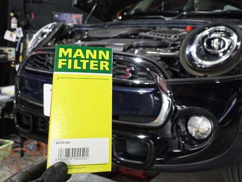 オイルエレメントにはMANNFILTER製を使用