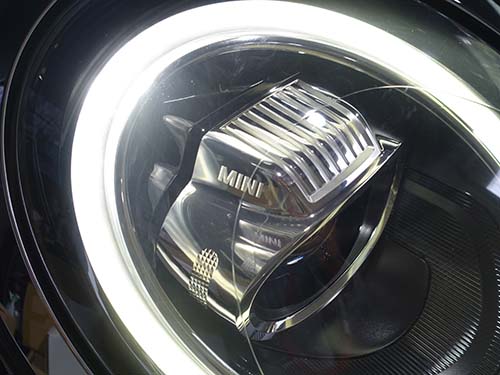 MINI F56 LCIヘッドライト後付装着
