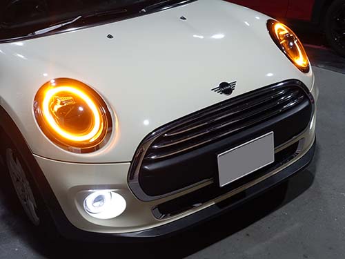 LCI2モデル用純正インナーブラックLEDヘッドライト へアップグレード