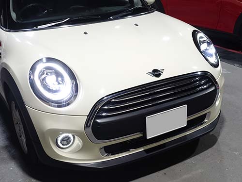 LCI2モデル用純正インナーブラックLEDヘッドライト へアップグレード