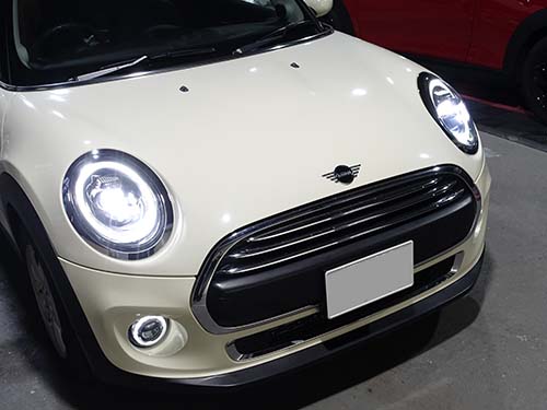 LCI2モデル用純正インナーブラックLEDヘッドライト へアップグレード