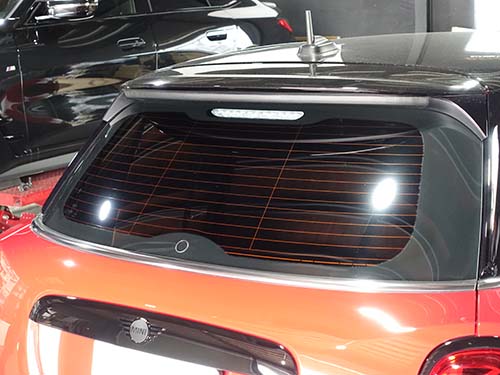 MINI F55 ワイパーレス化