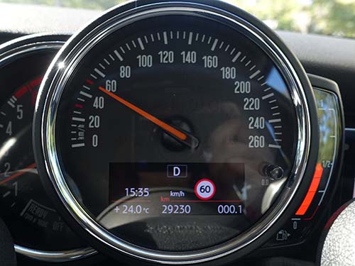 制限速度情報表示(SLI:Speed Limit Information)の有効化