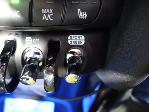 MINI F57 ドライビングモード後付