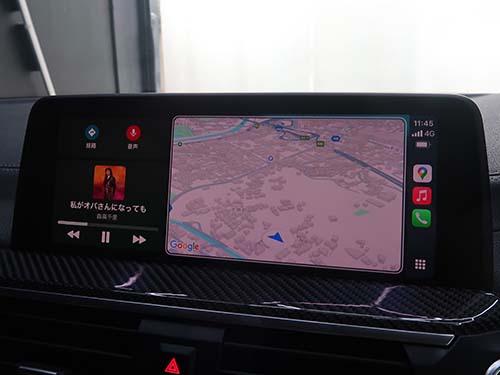 X3M F97 AppleCarPlayフルスクリーン化