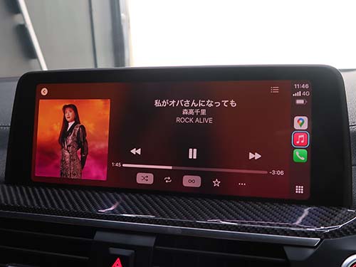 X3M F97 AppleCarPlayフルスクリーン化