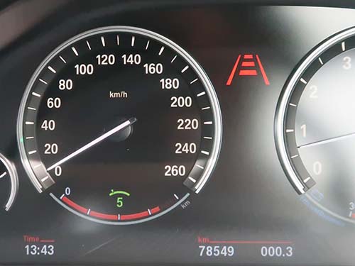 アクティブクルーズコントロール(ACC)の動作初期速度変更(5km/h)