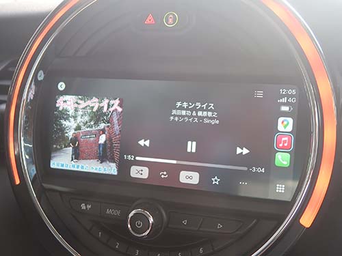 MINI F56 カープレイ フルスクリーン化