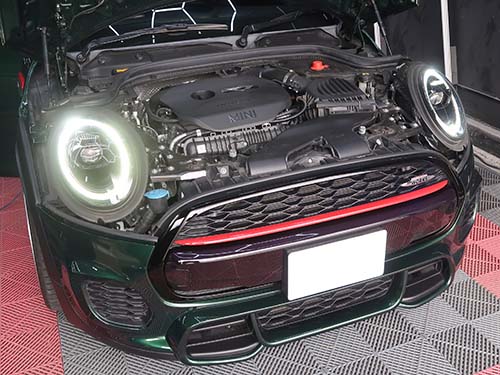 MINI F56 インナーブラックヘッドライト