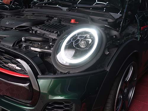 MINI F56 インナーブラックヘッドライト