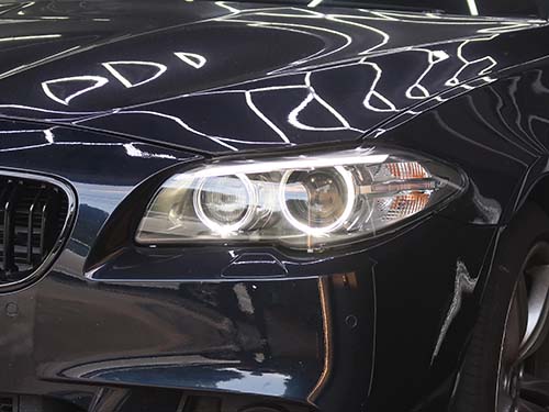 BMW純正中古ヘッドライトを活用したコストを抑えた修理