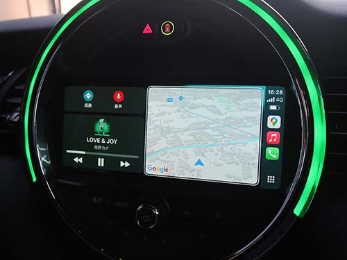 CarPlayを全面表示(フルスクリーン化)