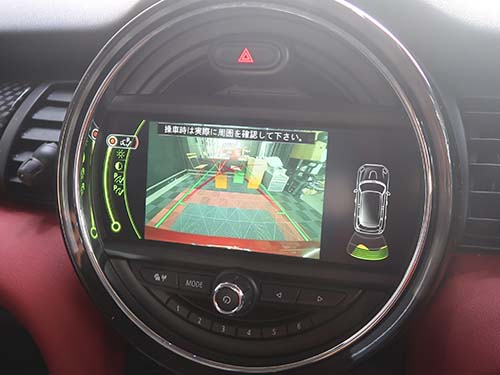 バックカメラ映像の表示