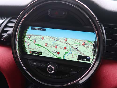 ナビゲーションのGPS受信