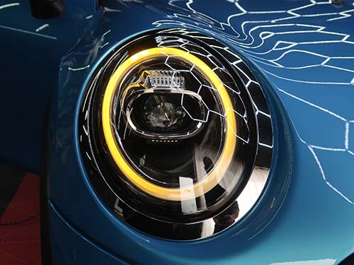 MINI F56 デイライト 変色して茶色