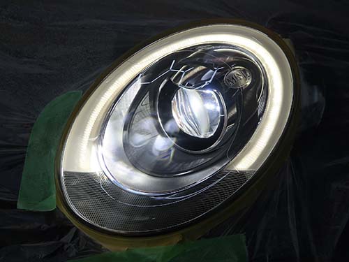 MINI F56 ヘッドライト リペア