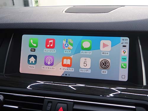 BMW 5シリーズ F10 カープレイインターフェースを装着