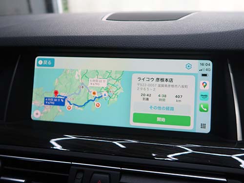 純正マイクを使用した音声入力にも対応