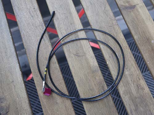 ミニ純正新品Wifiアンテナも追加装着