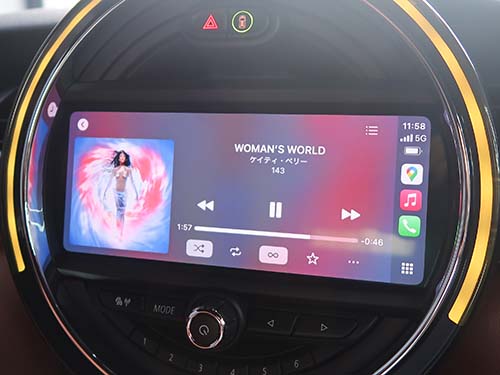 MINI F57 カープレイ フルスクリーン化