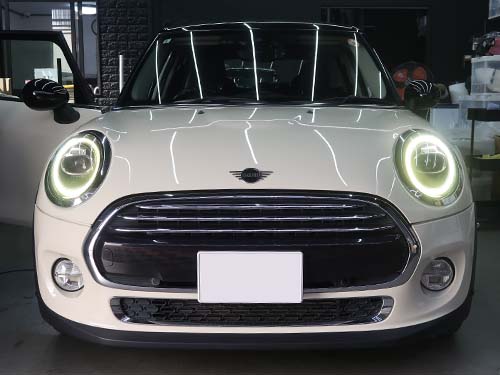 MINI F55 デイライト 不良変色を早期発見