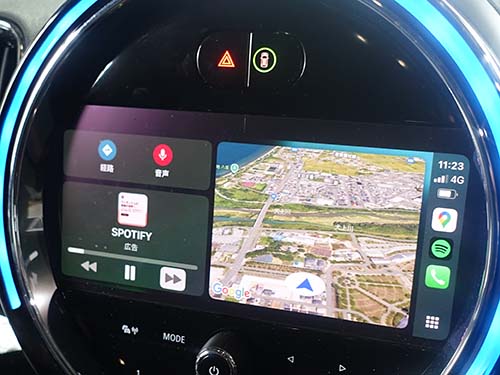 CarPlay画面をワイドに表示