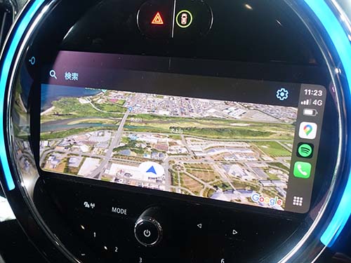 iPhoneとの接続テスト・音声入力・タッチ操作などを全て確認