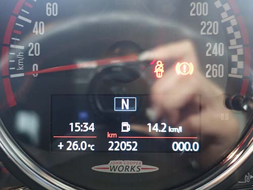 メーターパネル内情報表示追加