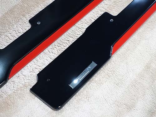 MINI JCW F56 DuelL AGサイドスポイラーを装着