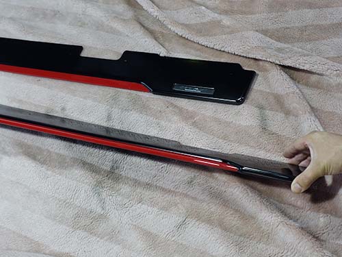 MINI JCW F56 DuelL AGサイドスポイラーを装着