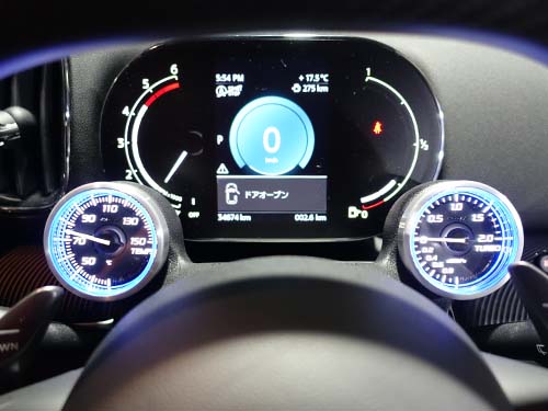 MINI F60 ブースト計&水温計