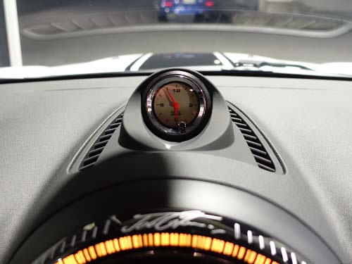 SMITHS製John Cooperアナログクロック装着